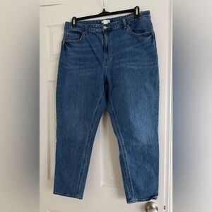 H&M Blue High Rise Women Jeans
